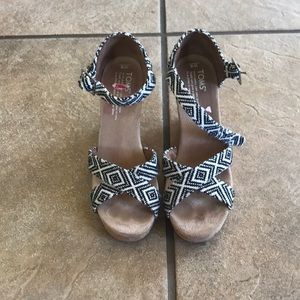 Toms heels/wedge